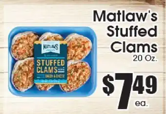 Supremo Foods Inc Matlaw's Stuffed Clams offer