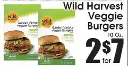 Supremo Foods Inc Wild Harvest Veggie Burgers offer