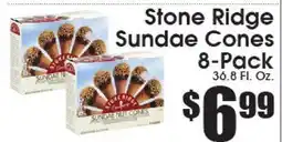 Supremo Foods Inc Stone Ridge Sundae Cones offer