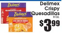Supremo Foods Inc Delimex Crispy Quesadillas offer