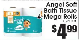 Supremo Foods Inc Angel Soft Bath Tissue 4-Mega Rolls offer