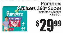 Supremo Foods Inc Pampers Cruisers 360° Super offer