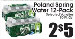 Supremo Foods Inc Poland Spring Water 12-Pack offer