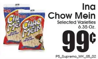 Supremo Foods Inc Ina Chow Mein offer