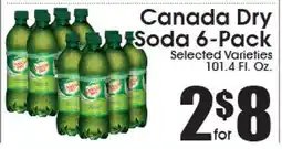 Supremo Foods Inc Canada Dry Soda 6-Pack offer