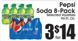 Supremo Foods Inc Pepsi Soda 8-Pack offer