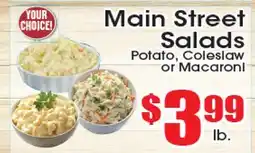 Supremo Foods Inc Main Street Salads offer