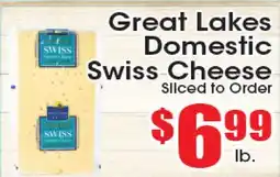 Supremo Foods Inc Great Lakes Domestic Swiss Cheese offer