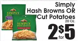 Supremo Foods Inc Simply Hash Browns OR Cut Potatoes offer