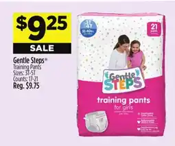 Dollar General Gentle Steps Training Pants offer