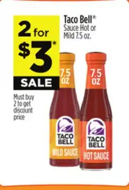 Dollar General Taco Bell Sauce or Hot Mild offer
