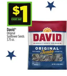 Dollar General David Original Sunflower Seeds offer
