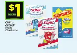 Dollar General Sonic or Starburst Drink Mix offer