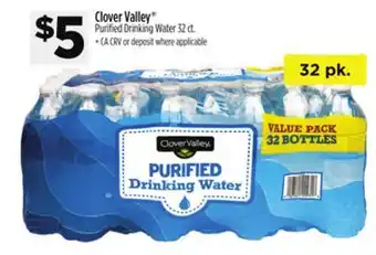 Dollar General Clover Valley Purified Drinking Water offer
