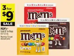 Dollar General M&M's Grab N' Go Bags offer