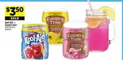 Dollar General Kool-Aid or Country Time Drink Mix offer