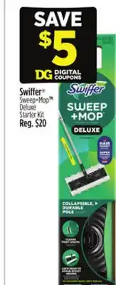 Dollar General Swiffer Sweep+Mop Deluxe Starter Kit offer