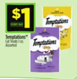 Dollar General Temptations Cat Treats offer