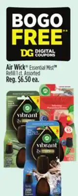 Dollar General Air Wick Essential Mist Refill offer
