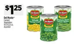 Dollar General Del Monte Canned Vegetables offer