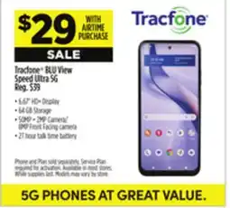 Dollar General Tracfone BLU View Speed Ultra offer
