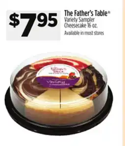 Dollar General The Father's Table Variety Sampler Cheesecake offer