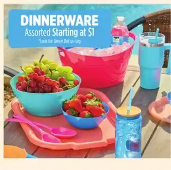 Dollar General DINNERWARE offer