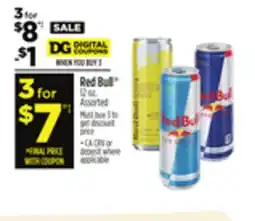 Dollar General Red Bull offer