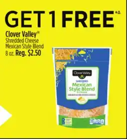 Dollar General Clover Valley Shredded Cheese Mexican Style Blend offer