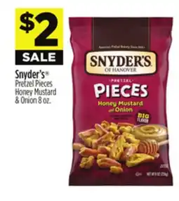 Dollar General Snyder's Pretzel Pieces Honey Mustard & Onion offer