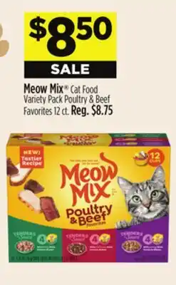 Dollar General Meow Mix Cat Food offer