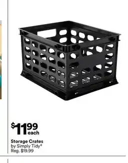 Michaels Storage Crates by Simply Tidy offer