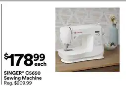 Michaels SINGEr C5650 Sewing Machine offer