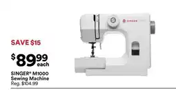 Michaels SINGER M1000 Sewing Machine offer