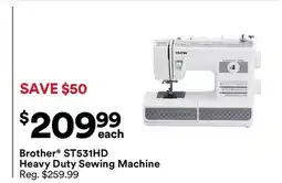 Michaels Brother ST531HD Heavy Duty Sewing Machine offer