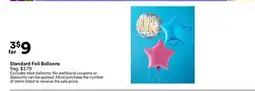 Michaels Standard Foil Balloons offer