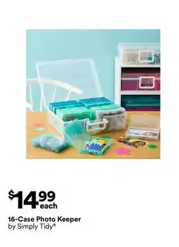 Michaels 16-Case photo Keeper by Simply Tidy offer