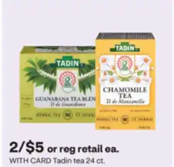 CVS Tadin tea offer