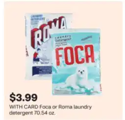 CVS Foca or Roma laundry detergent offer