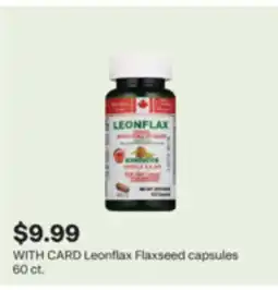 CVS Leonflax Flaxseed capsules offer