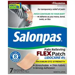 Walgreens Lidocaine 4% Pain Relieving Flex Patch, Unscented offer