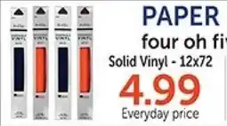 Hobby Lobby PAPER four oh five Solid Vinyl offer