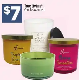 Dollar General True Living Candles offer