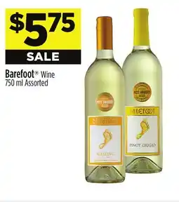 Dollar General Barefoot Wine offer