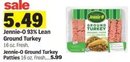 Meijer Jennie 0 93% Lean Ground Turkey offer