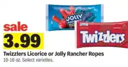 Meijer Twizzlers Licorice or Jolly Rancher Ropes offer