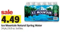 Meijer Ice Mountain Natural Spring Water offer