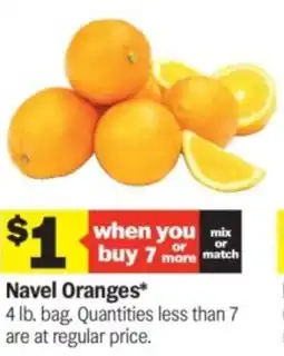 Meijer Navel Oranges offer