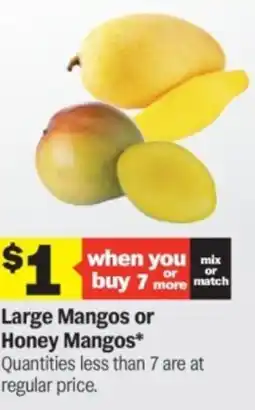 Meijer Large Mangos or Honey Mangos offer