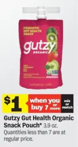 Meijer Gutzy Gut Health Organic Snack Pouch offer